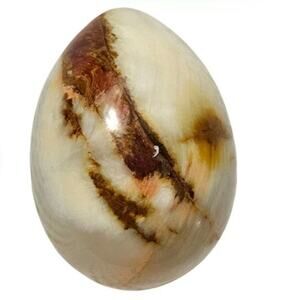 Solid Marble Polished Onyx Decorative Egg